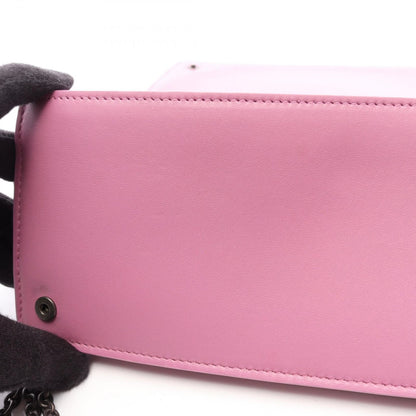 Bottega Veneta Shoulder Bag Intrecciato Purple Leather Chain Wallet — view 5
