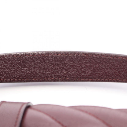 Saint Laurent Paris Handbag Carre 2-Way Burgundy Leather Medium — view 8