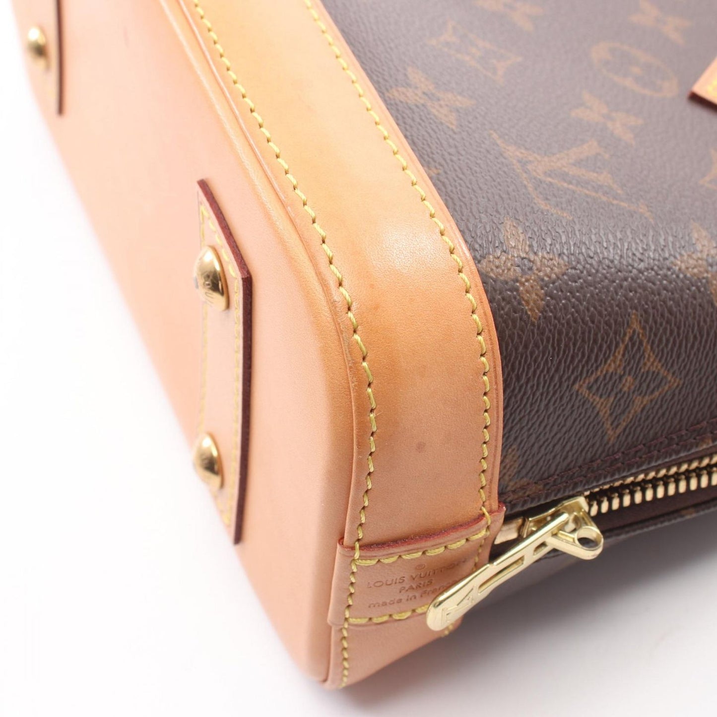 Louis Vuitton Handbag Alma BB Monogram Leather — view 8