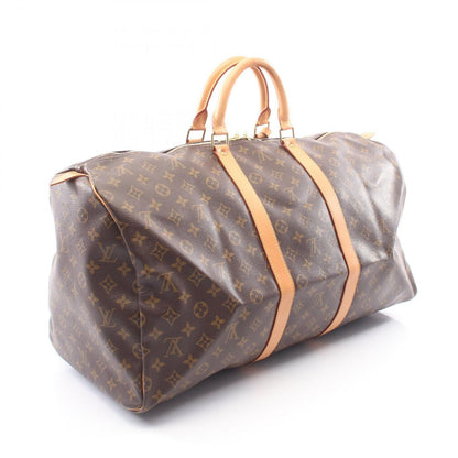 Louis Vuitton Boston Bag Keepall 55 Monogram Leather — view 2