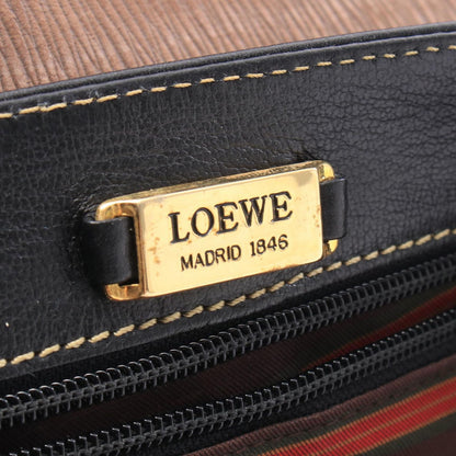 Loewe Shoulder Bag Black Brown Leather — view 4