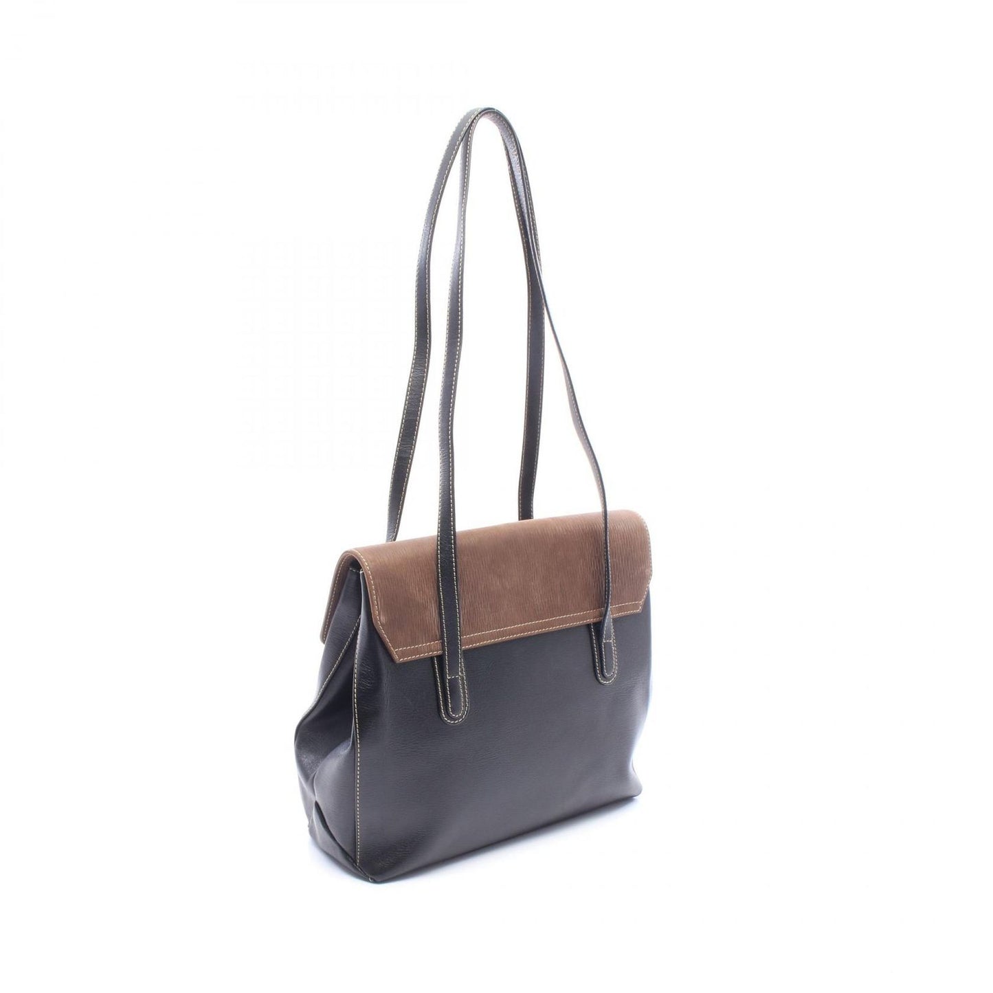 Loewe Shoulder Bag Black Brown Leather — view 2
