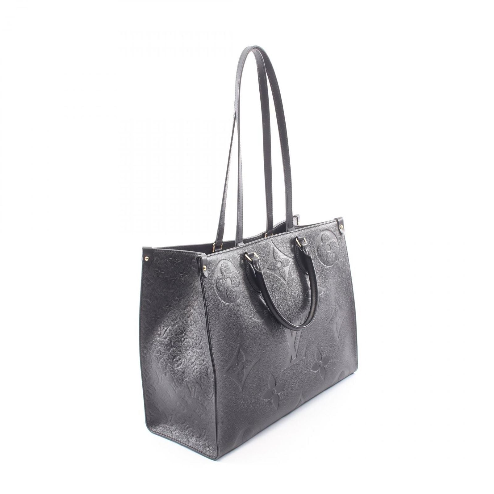 Louis Vuitton Tote Bag On The Go GM 2-Way Noir Leather — view 2