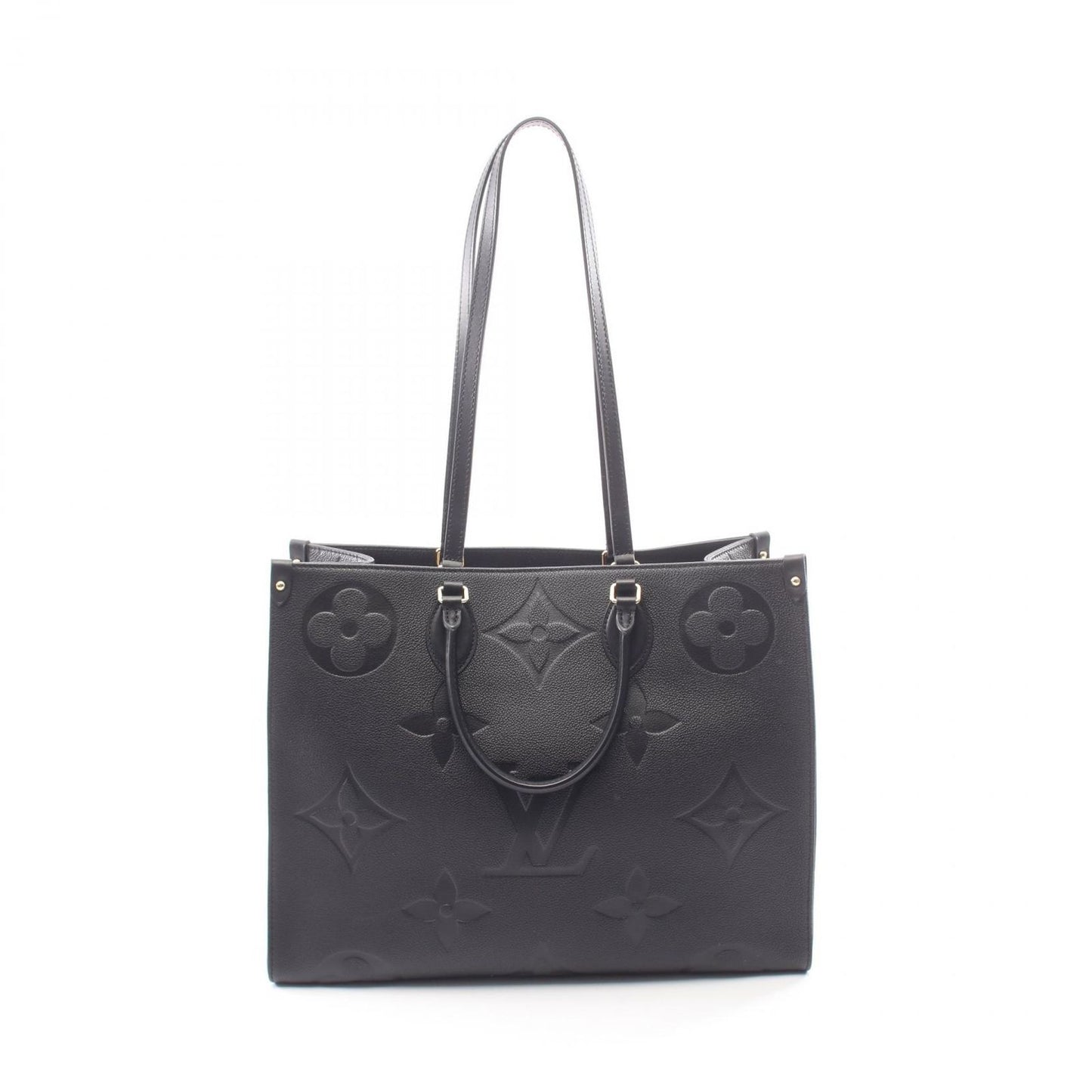 Louis Vuitton Tote Bag On The Go GM 2-Way Noir Leather