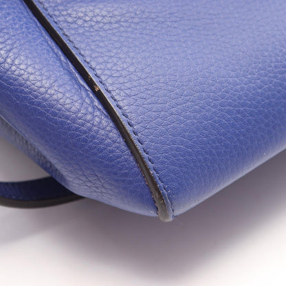 Celine Belt Bag Mini 2-Way Blue Leather — view 8