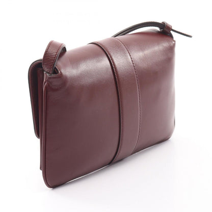 Gucci Shoulder Bag Allie Small GG Marmont Bordeaux Leather — view 2