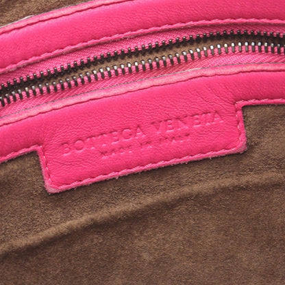 Bottega Veneta Shoulder Bag Intrecciato Pink Leather Hobo — view 4