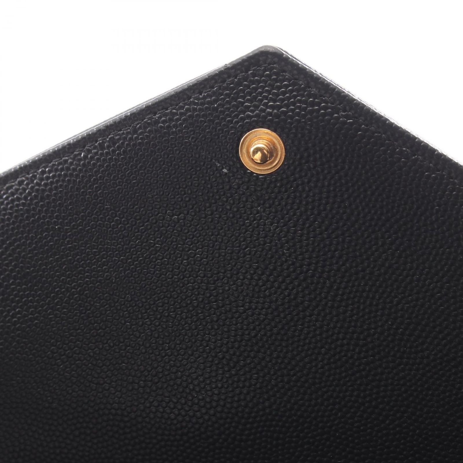 Saint Laurent Paris Shoulder Bag Cassandra Classic Black Leather Chain Wallet — view 5