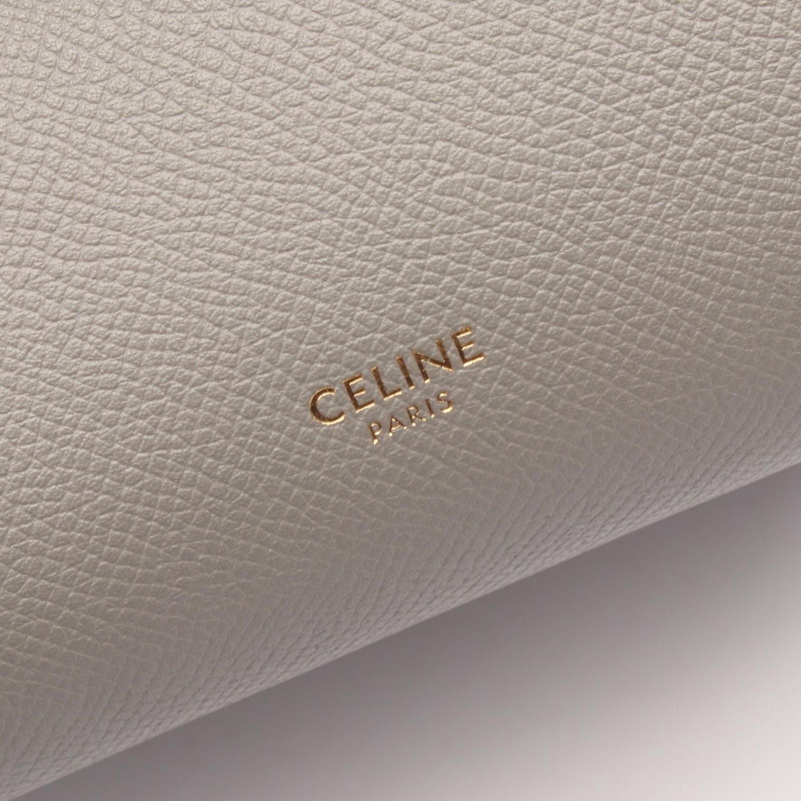 Celine Belt Bag Micro 2-Way Gray Leather — view 4
