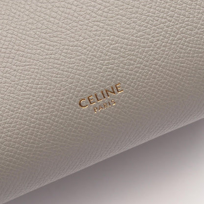 Celine Belt Bag Micro 2-Way Gray Leather — view 4