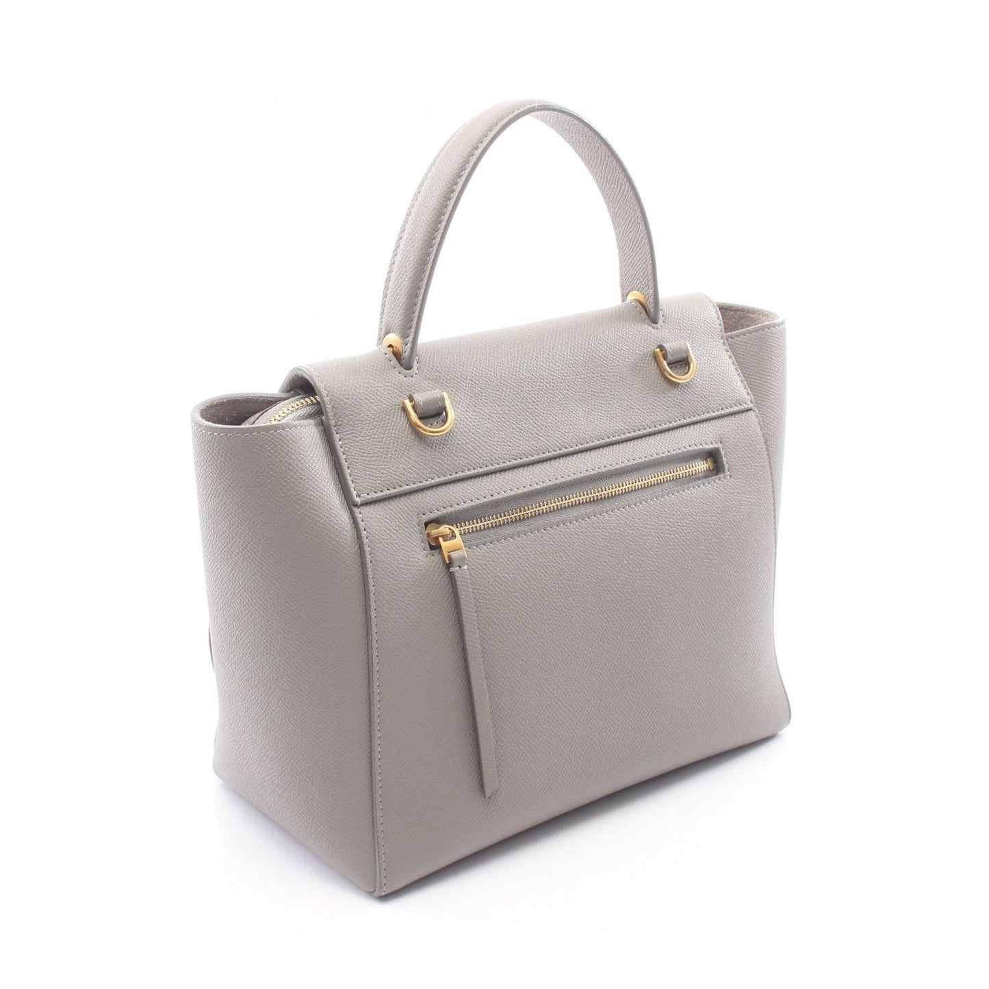 Celine Belt Bag Micro 2-Way Gray Leather — view 2