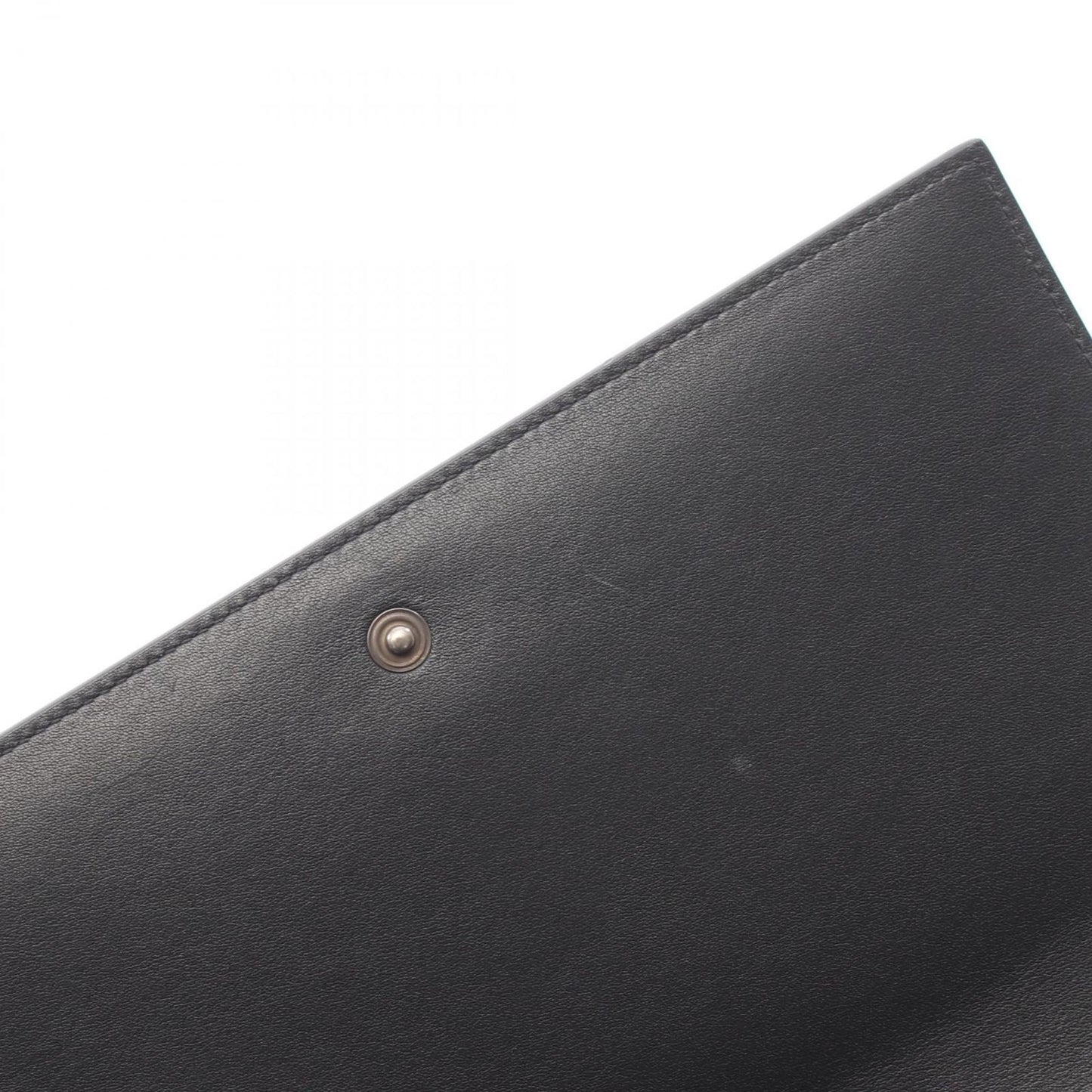 Saint Laurent Paris Shoulder Bag YSL Monogram Polka Dot Black Leather Kate — view 7