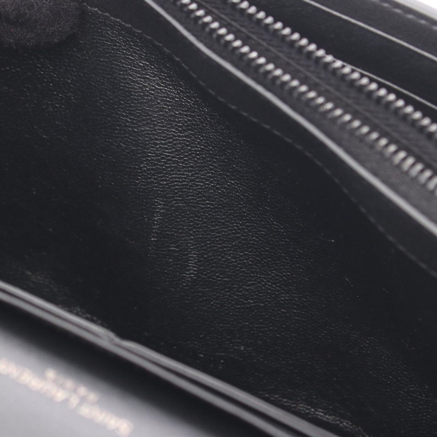 Saint Laurent Paris Shoulder Bag YSL Monogram Polka Dot Black Leather Kate — view 5
