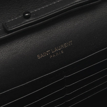 Saint Laurent Paris Shoulder Bag YSL Monogram Polka Dot Black Leather Kate — view 4