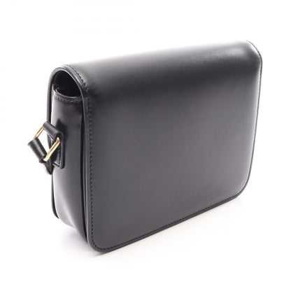 Celine Shoulder Bag Teen Triomphe Black Leather — view 2