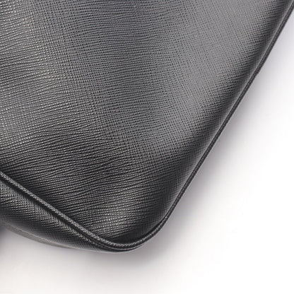 Prada Shoulder Bag Re-Edition Black Saffiano Leather 2005 2-Way — view 5