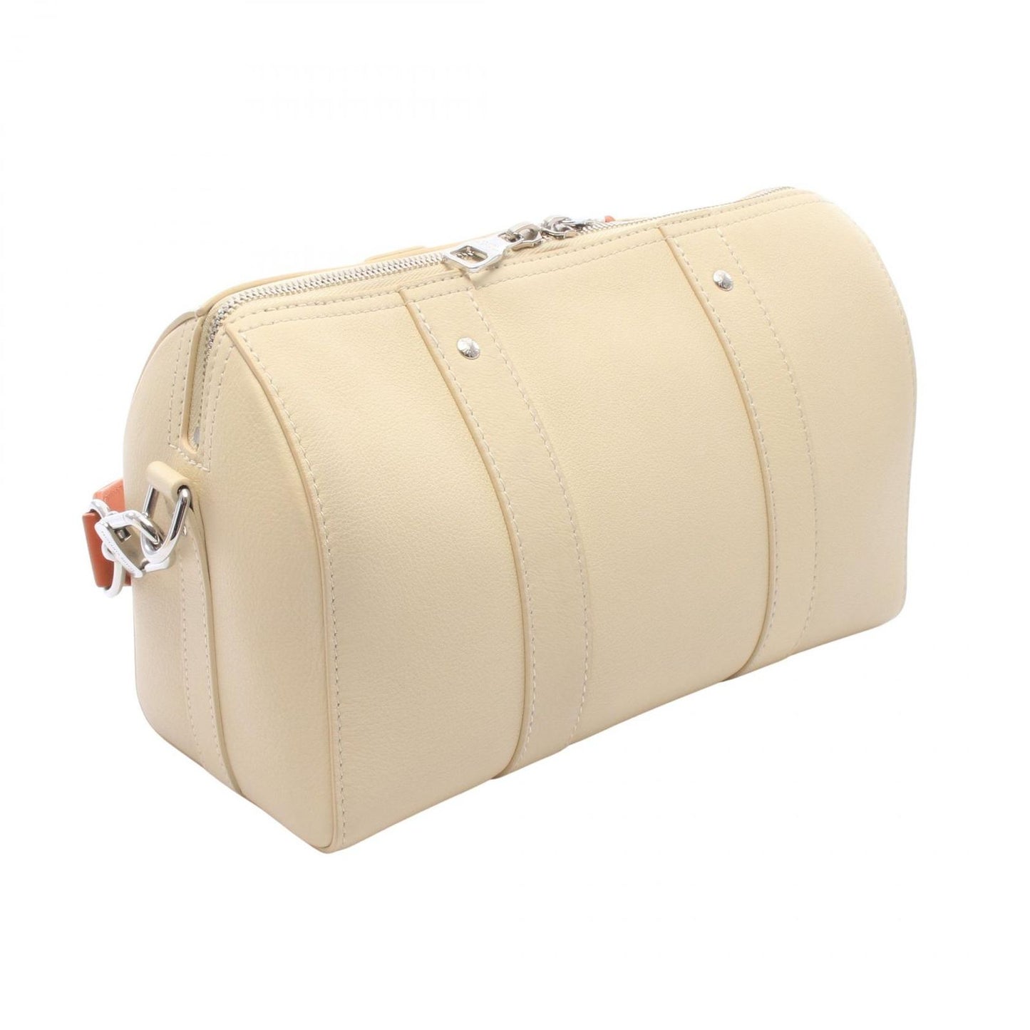 Louis Vuitton Shoulder Bag City Keepall Cream Leather — view 2