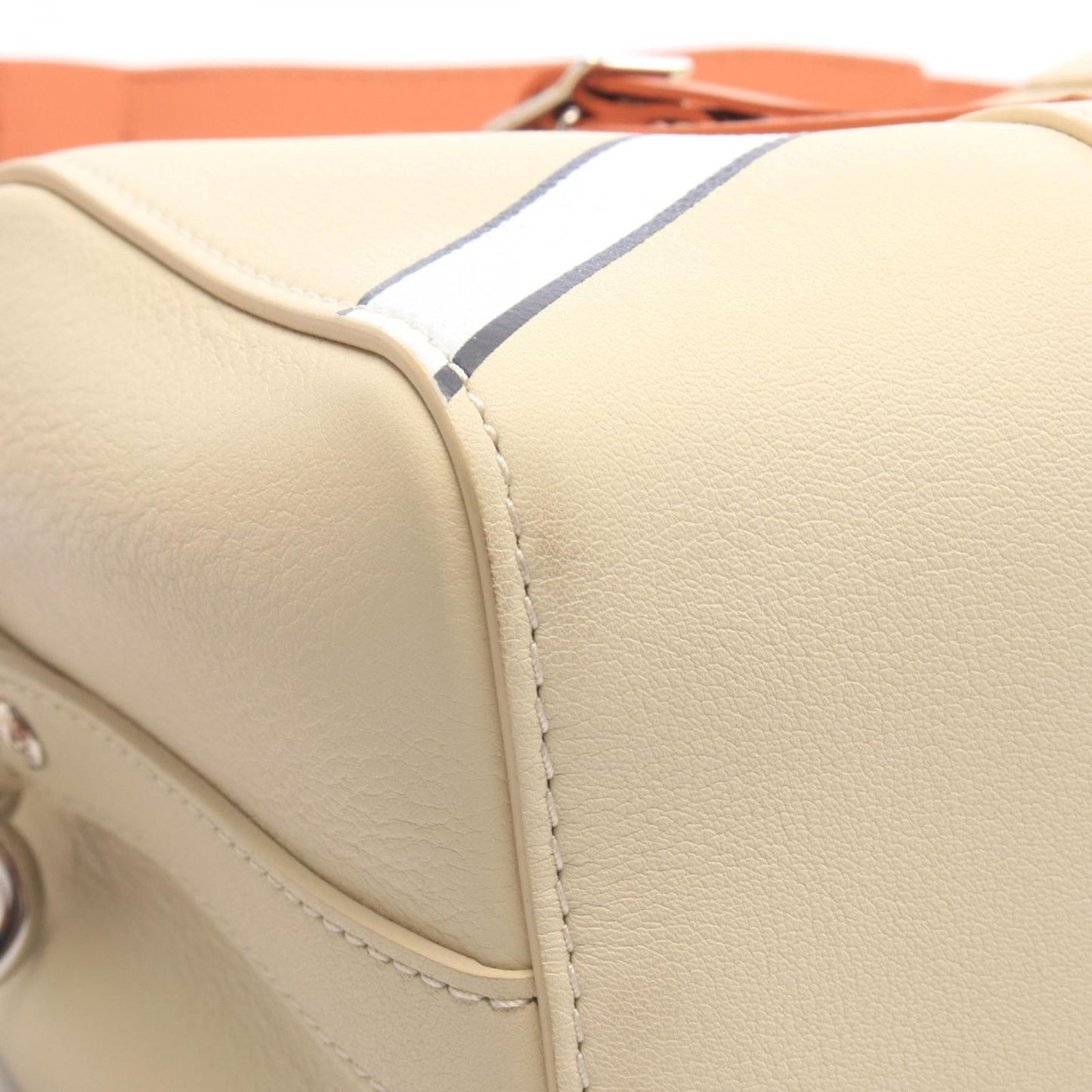 Louis Vuitton Shoulder Bag City Keepall Cream Leather — view 5