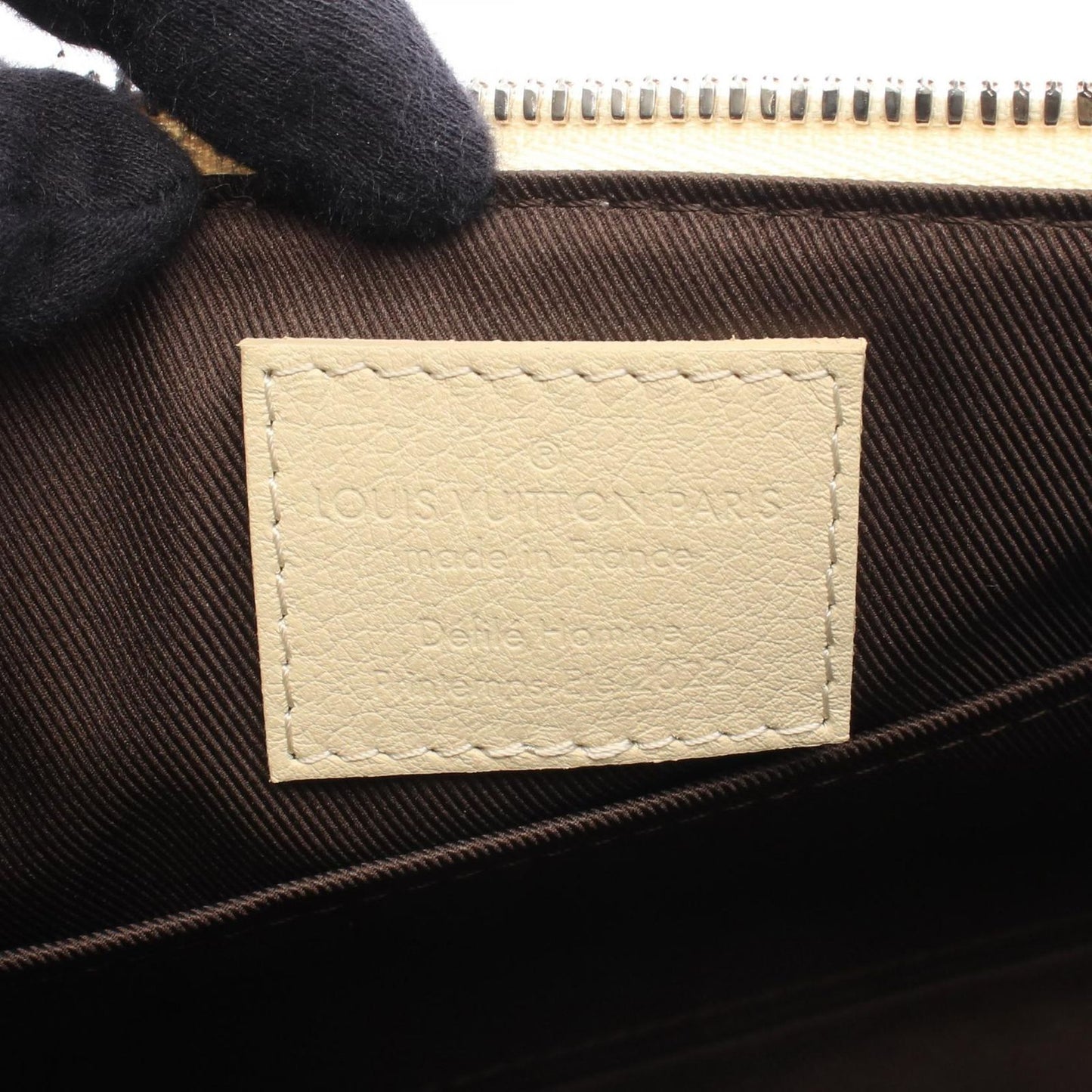 Louis Vuitton Shoulder Bag City Keepall Cream Leather — view 4
