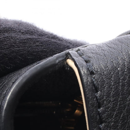 Louis Vuitton Shoulder Bag LV Pont 9 LV Neuf Soft PM Noir Leather — view 6