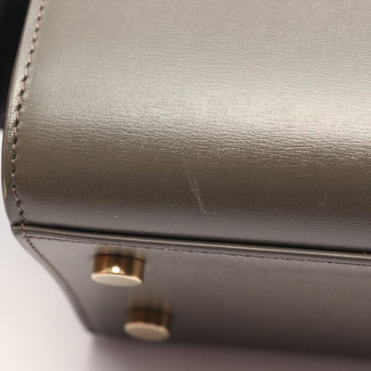 Saint Laurent Paris Handbag Sac de Jour Baby 2-Way Charcoal Gray Leather — view 6