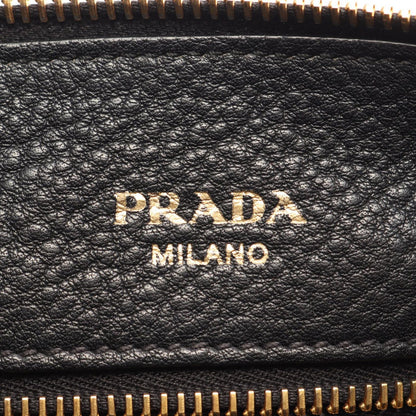 Prada Handbag VIT.DAINO Black Leather 2-Way — view 4