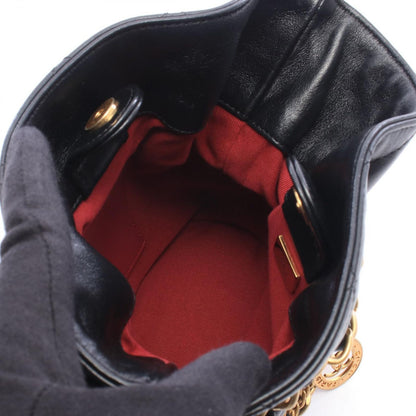 Chanel Shoulder Bag Quilted Black Lambskin — view 3