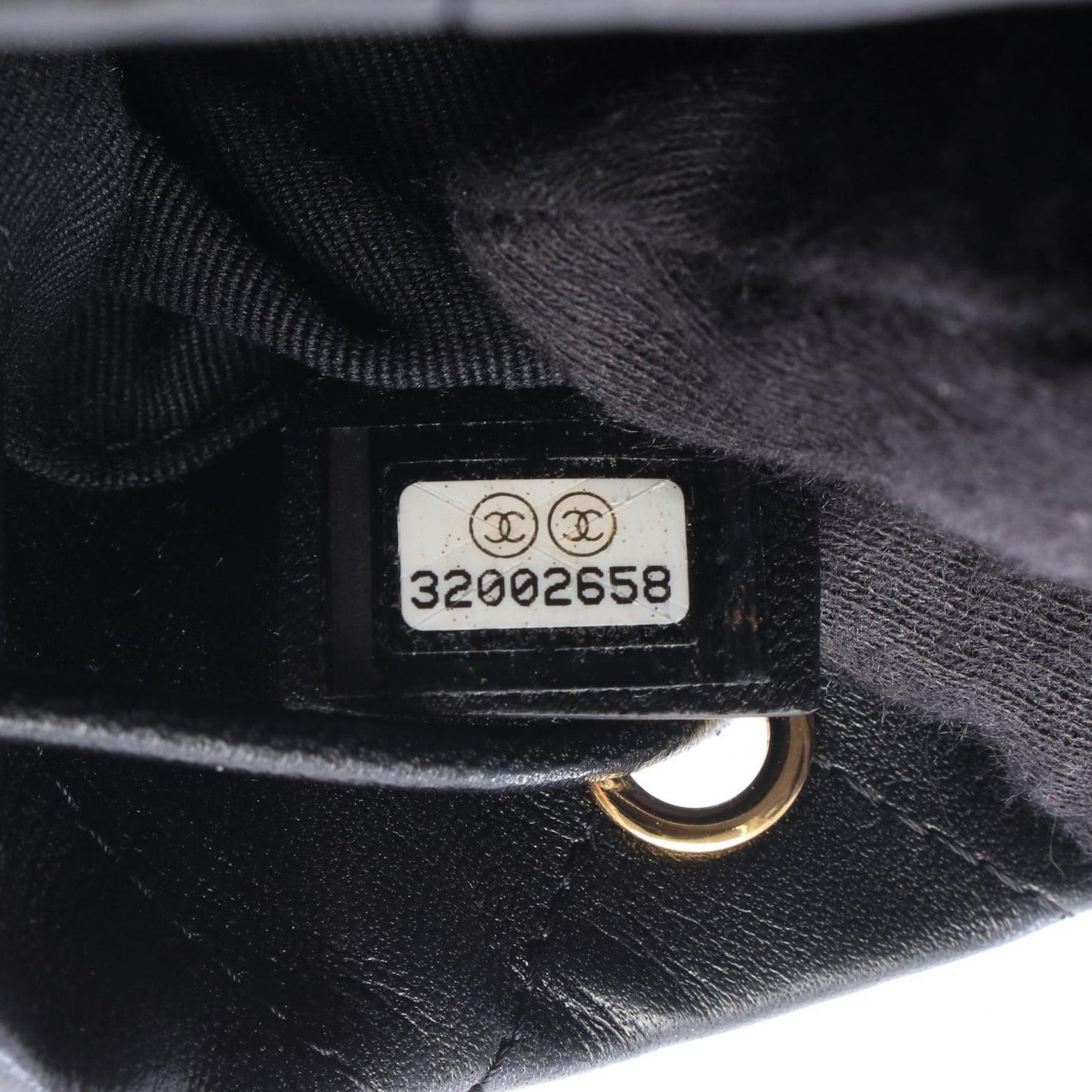 Chanel Shoulder Bag Quilted Small Black Lambskin — view 6