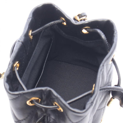 Chanel Shoulder Bag Quilted Small Black Lambskin — view 3
