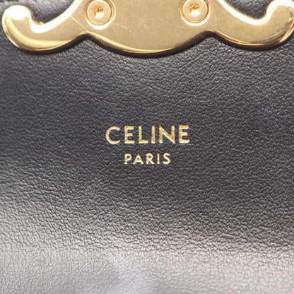 Celine Shoulder Bag Mini Claude Black Leather — view 4