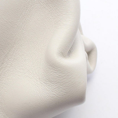 Bottega Veneta Clutch Triangle Flap White Leather — view 6