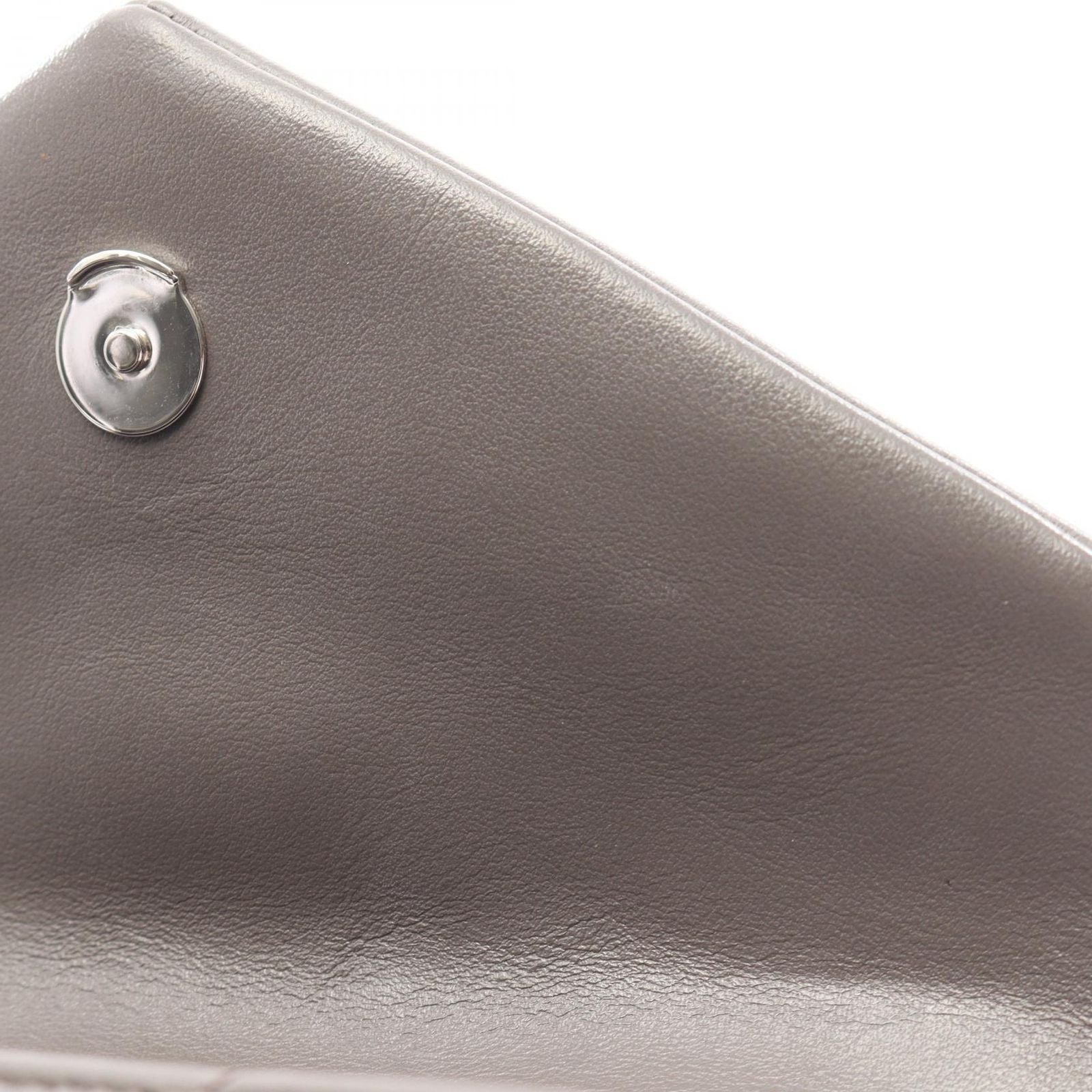 Saint Laurent Paris Shoulder Bag Toy Loulou Gray Leather — view 6