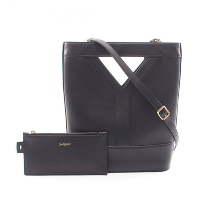 Saint Laurent Paris Handbag Bucket Small 2-Way Black Leather