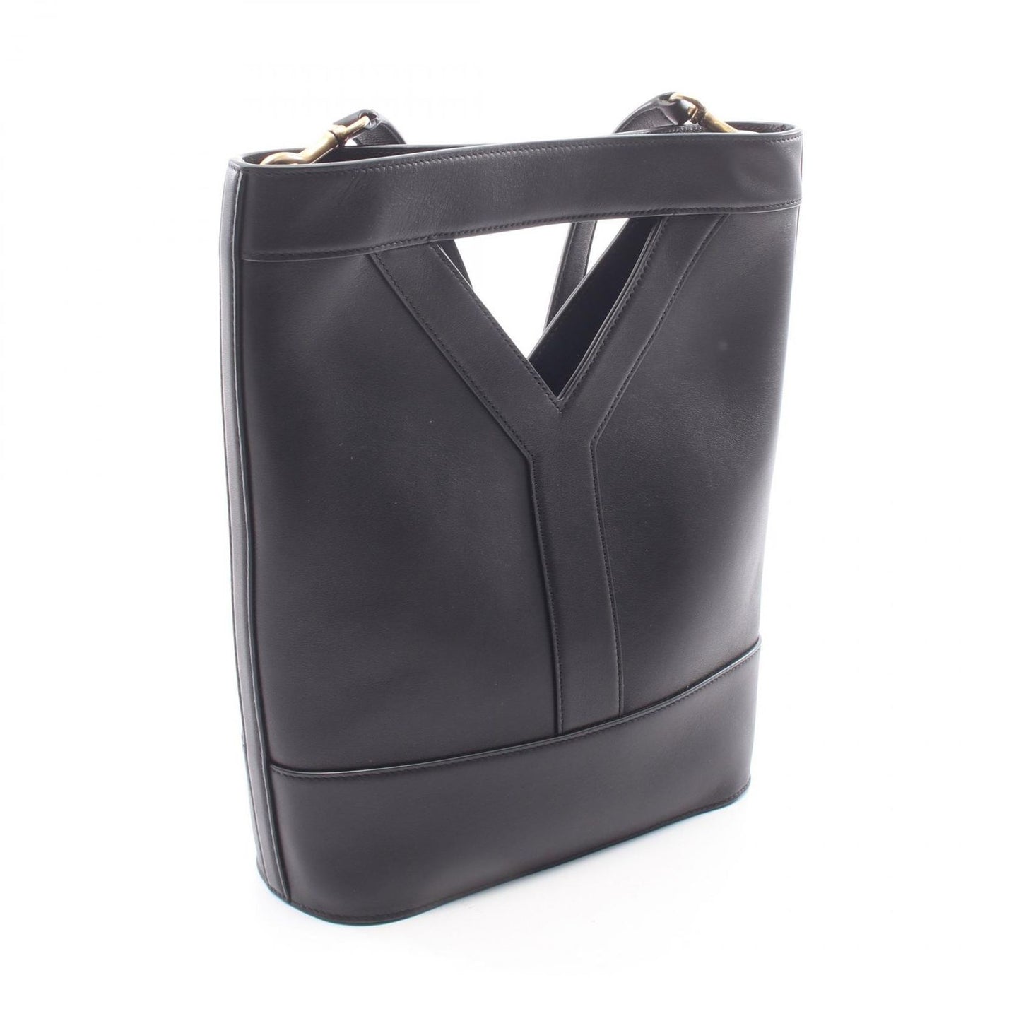 Saint Laurent Paris Handbag Bucket Small 2-Way Black Leather — view 2