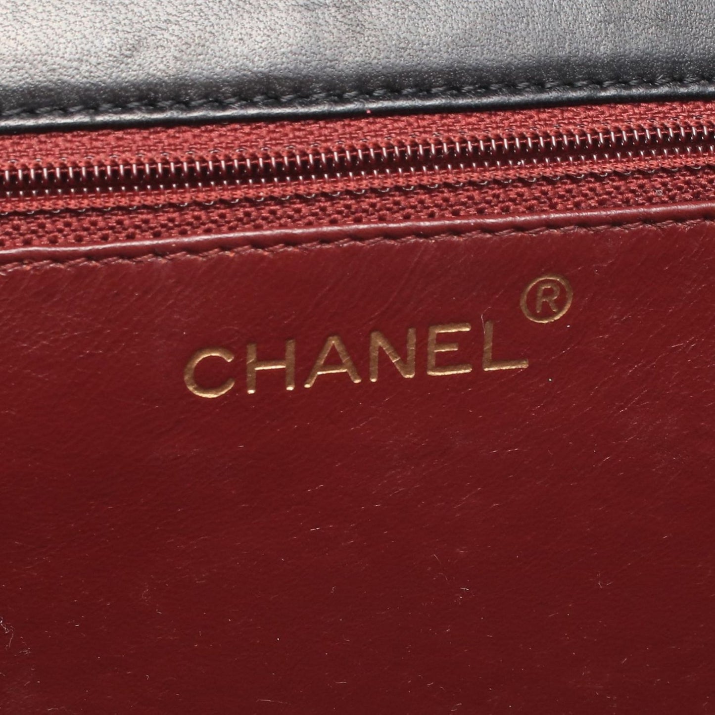 Chanel Shoulder Bag Quilted Single Flap Black Lambskin Push Lock Chain — view 4