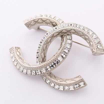 Chanel Brooch CC Logo 185 Rhinestone — view 6