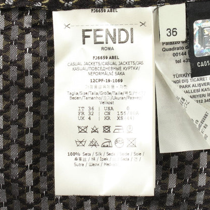Fendi Geometric Silk Shirt — view 4