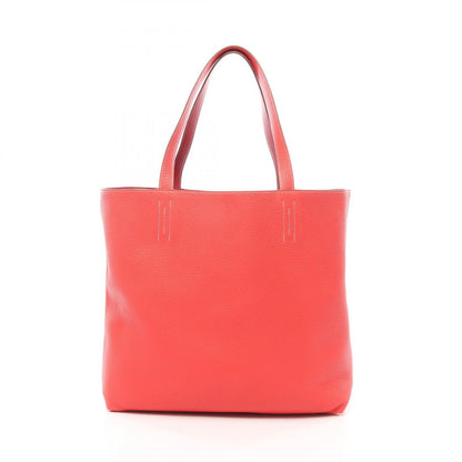Hermes Tote Bag Double Sens 45 Rouge Casaque Rose Jaipur Reversible 36 — view 6