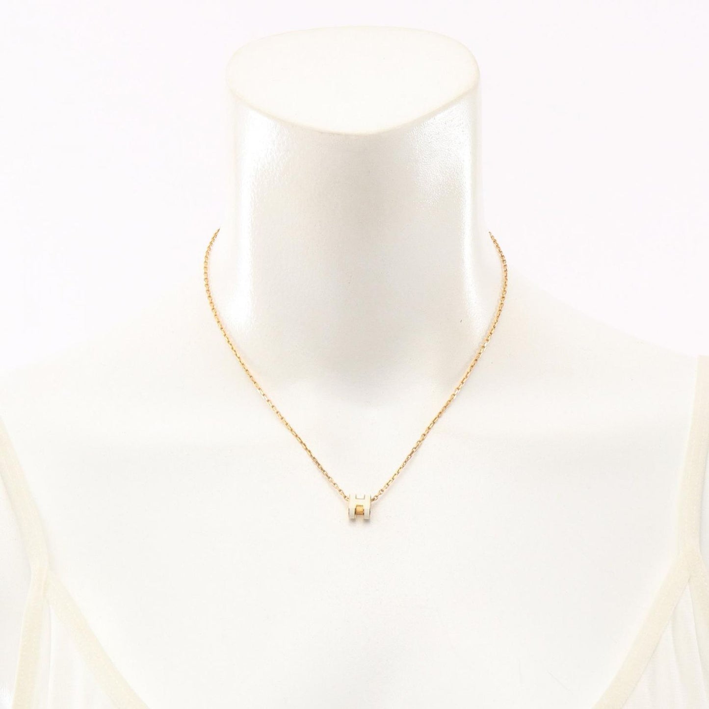 Hermes Necklace Mini Pop H White — view 5