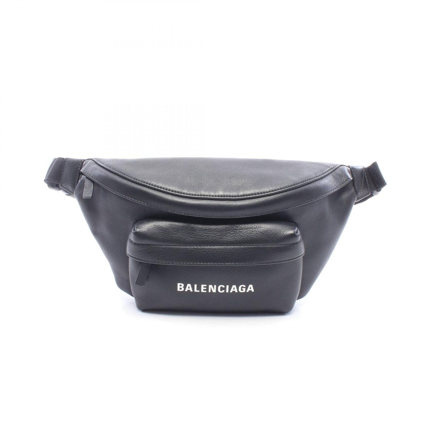 Balenciaga Waist Bag Everyday Beltpack Black White Leather
