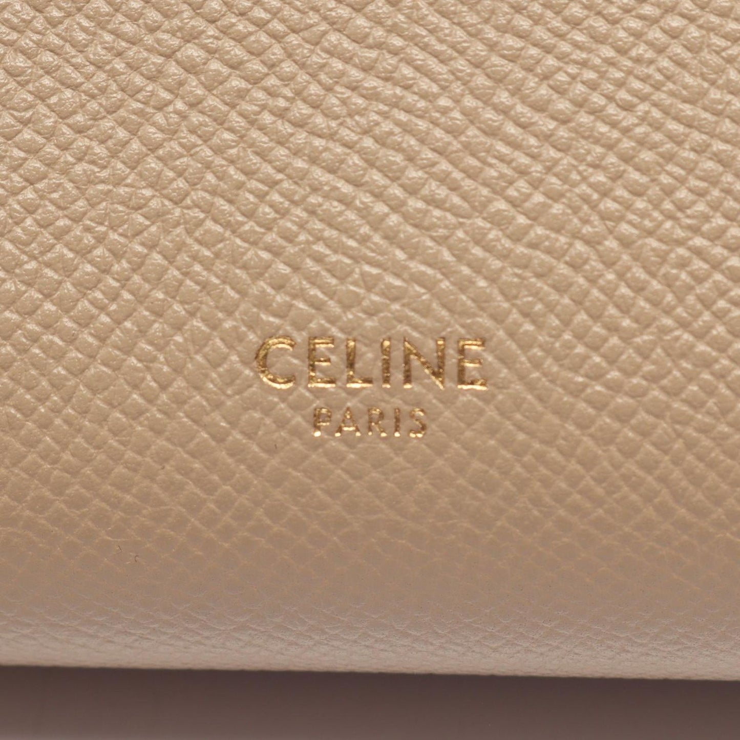 Celine Belt Bag Micro 2-Way Beige Leather — view 4