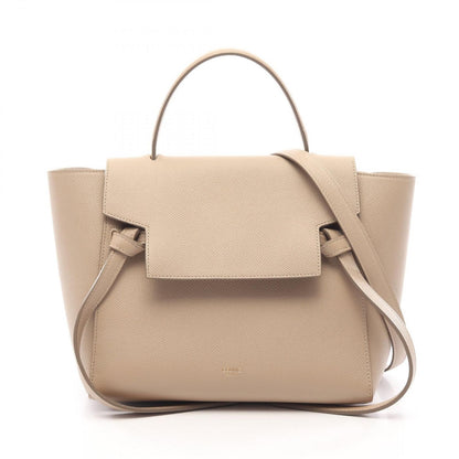 Celine Belt Bag Micro 2-Way Beige Leather