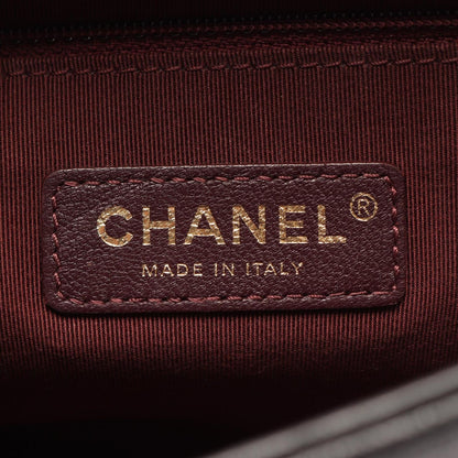 Chanel Shoulder Bag Mademoiselle Quilted Chain Black Lambskin — view 4