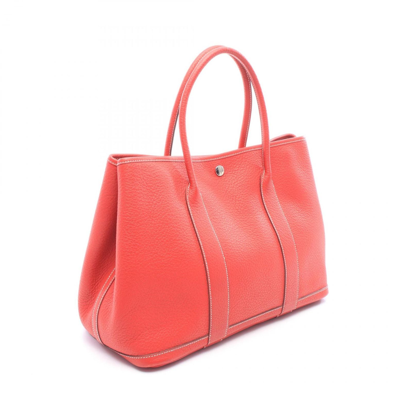 Hermes Tote Bag Garden Party PM Rouge Casaque — view 2