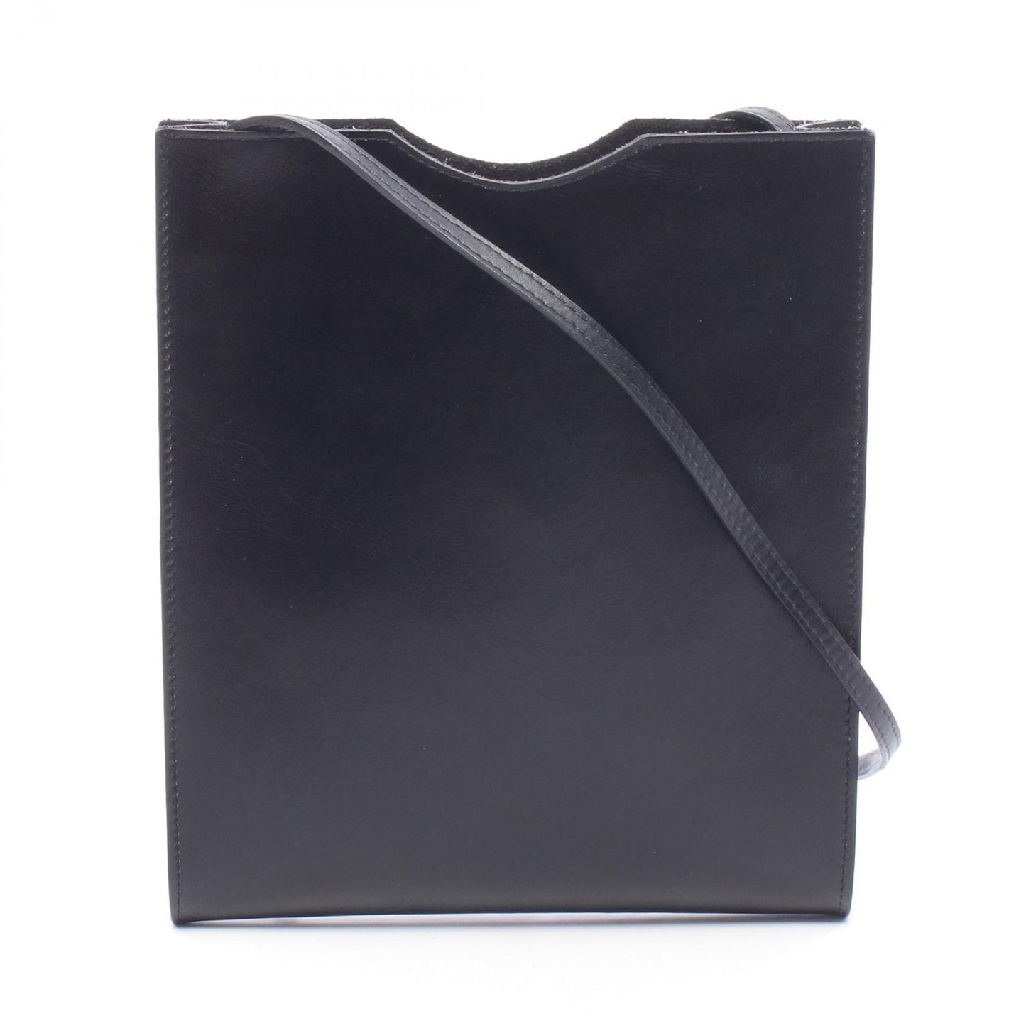 Hermes Shoulder Bag Onimetou Black Calfskin