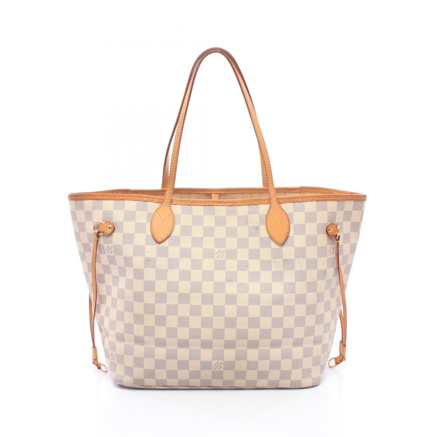 Louis Vuitton Tote Bag Neverfull MM Damier Azur Leather