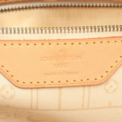 Louis Vuitton Tote Bag Neverfull MM Damier Azur Leather — view 4