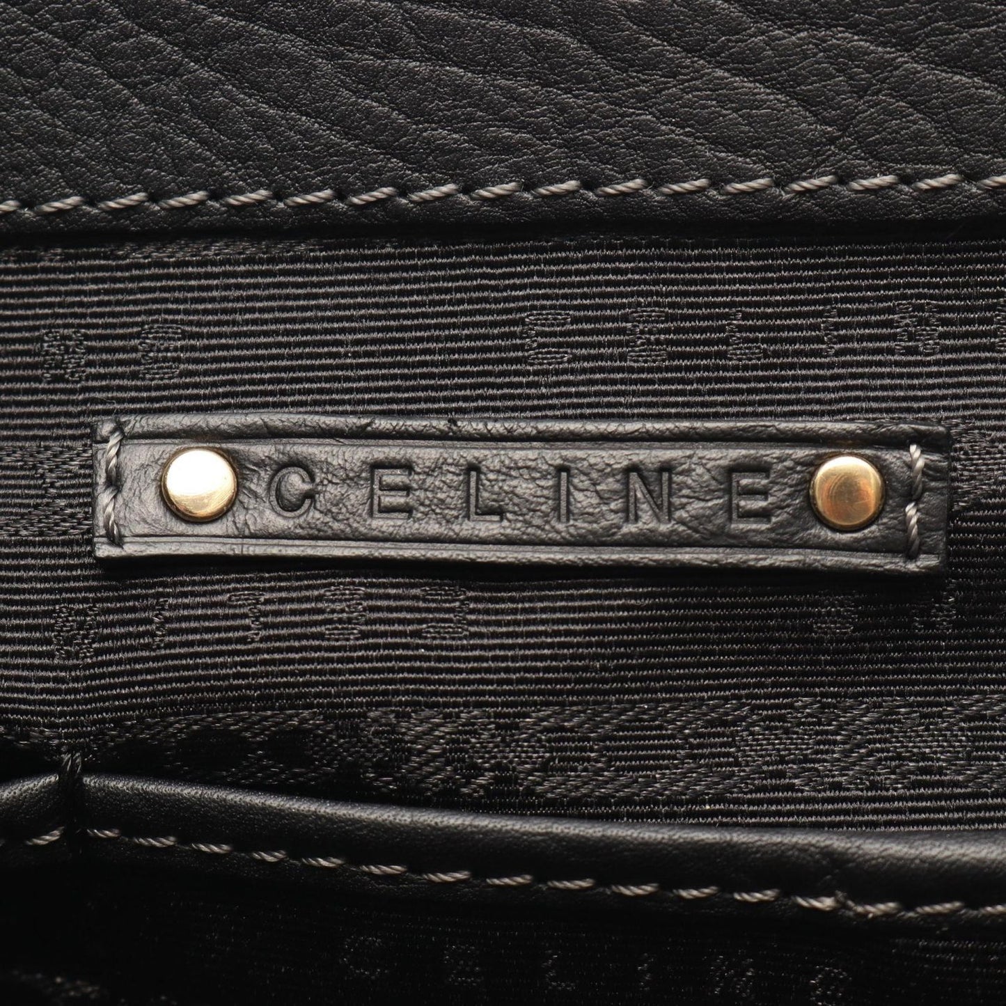 Celine Handbag Boogie Bag Black Leather — view 4