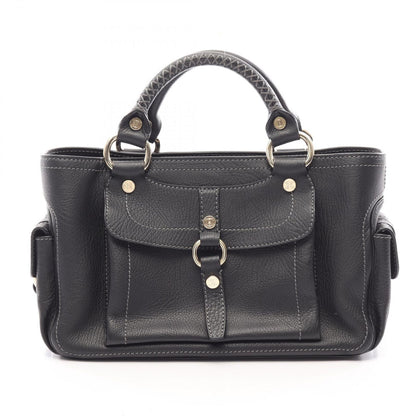 Celine Handbag Boogie Bag Black Leather