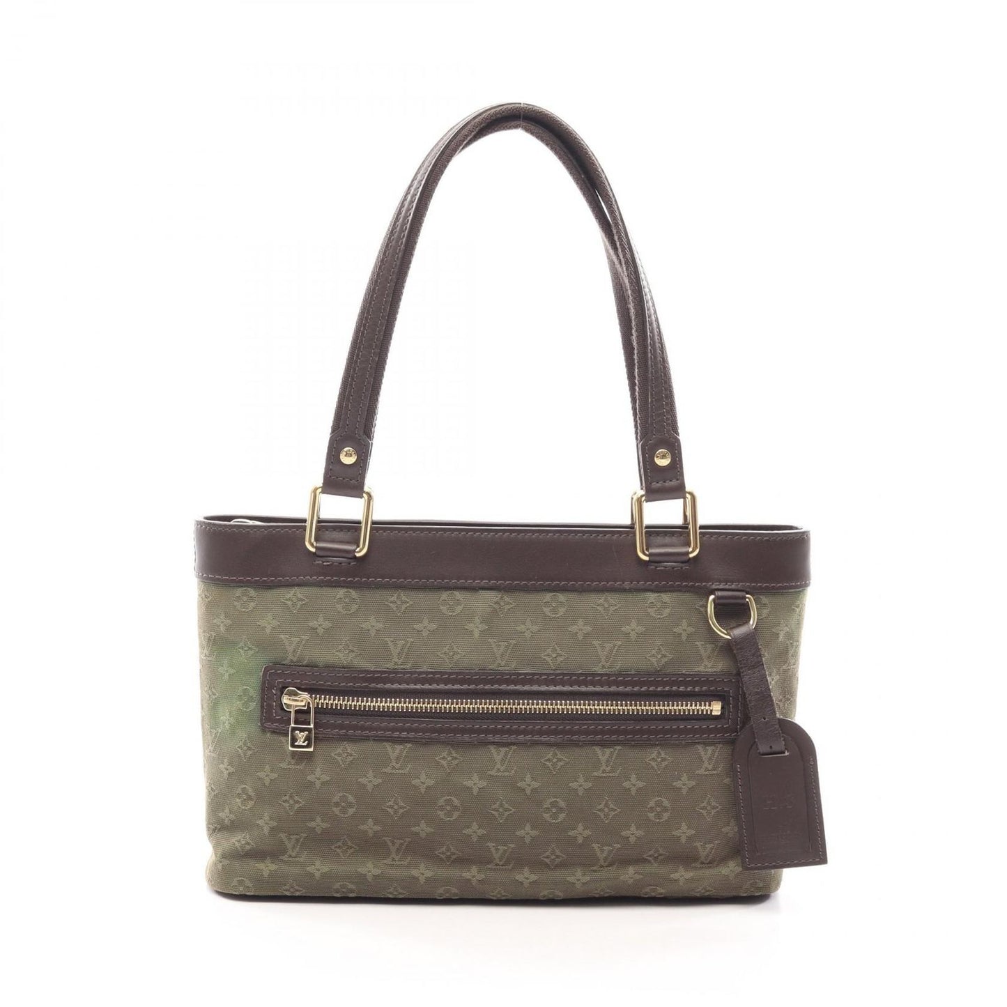 Louis Vuitton Tote Bag PM Monogram Mini Khaki Canvas Leather PM